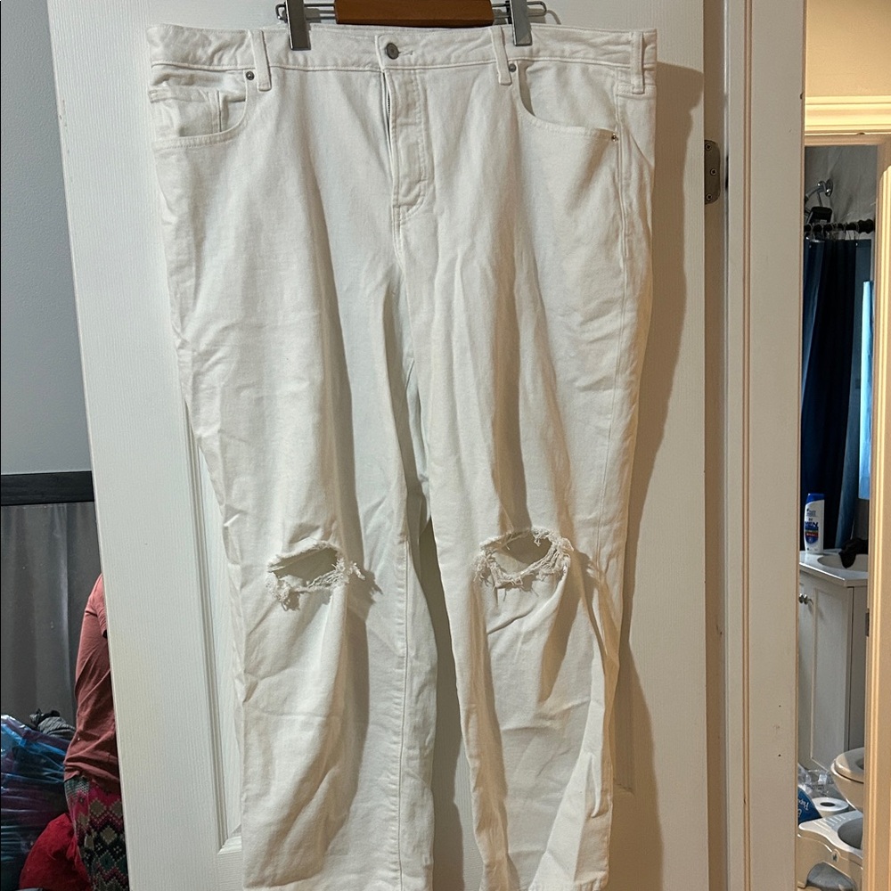 Old Navy Women's High Rise Jeans - White